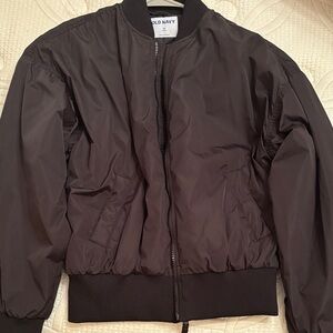 Old Navy Charcoal Bomber Jacket